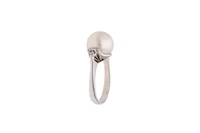 Anello con diamanti e perla coltivata - Asta Preziosi Anello con diamanti e perla coltivata - Asta Preziosi
