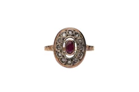 Anello con diamanti e rubino - Asta Preziosi Anello con diamanti e rubino - Asta Preziosi