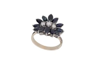 Anello con diamanti e zaffiri - Asta Preziosi Anello con diamanti e zaffiri - Asta Preziosi