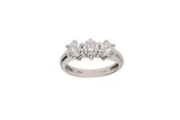 Anello trilogy con diamanti - Asta Preziosi Anello trilogy con diamanti - Asta Preziosi