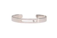 Bracciale a fascia lucida con diamante - Asta Preziosi Bracciale a fascia lucida con diamante - Asta Preziosi