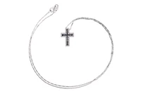 Collana e pendente a forma di croce con diamanti - Asta Preziosi Collana e pendente a forma di croce con diamanti - Asta Preziosi