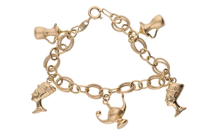 Bracciale con charms - Asta Preziosi