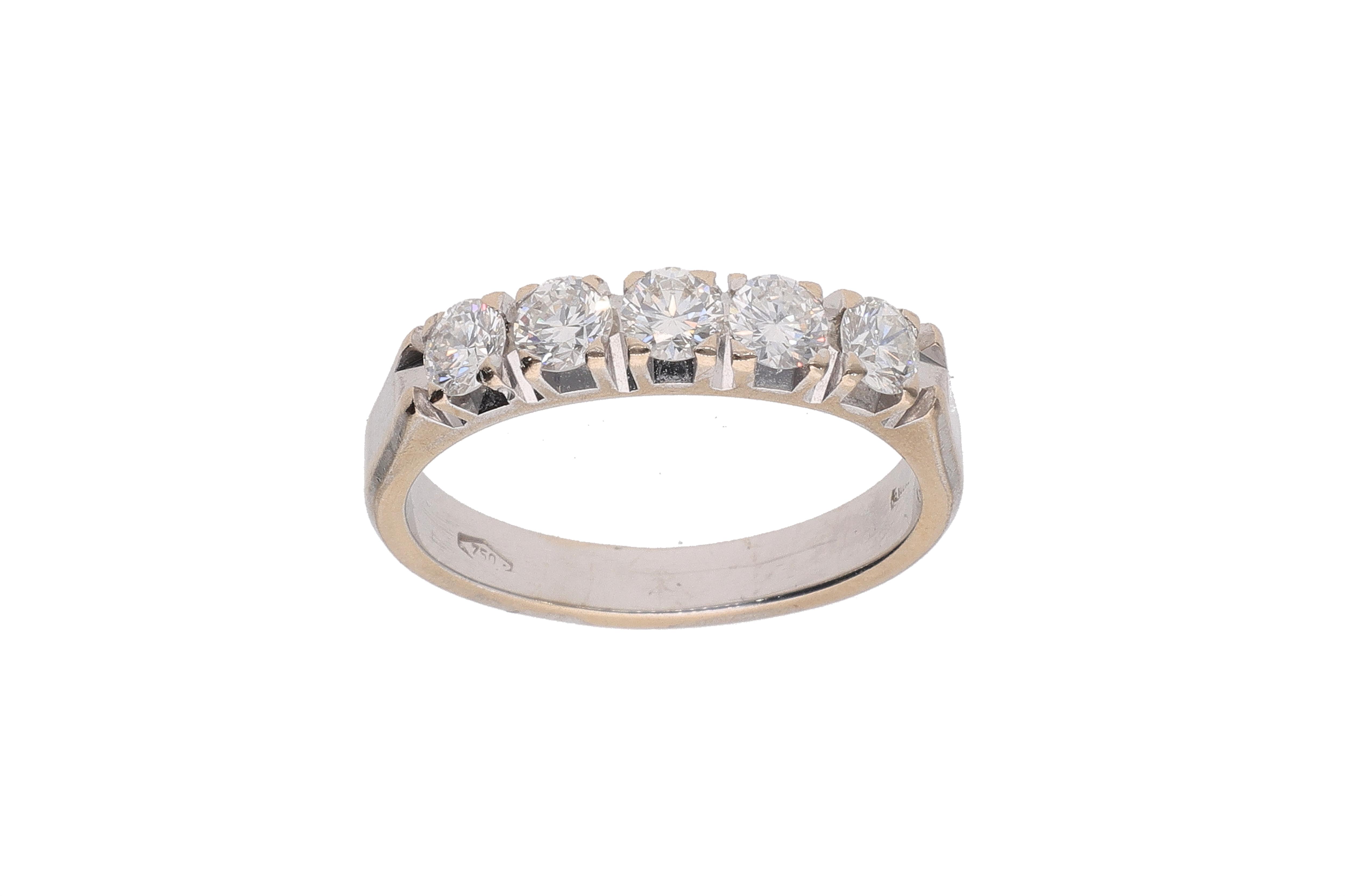 Anello con diamanti - Asta Preziosi