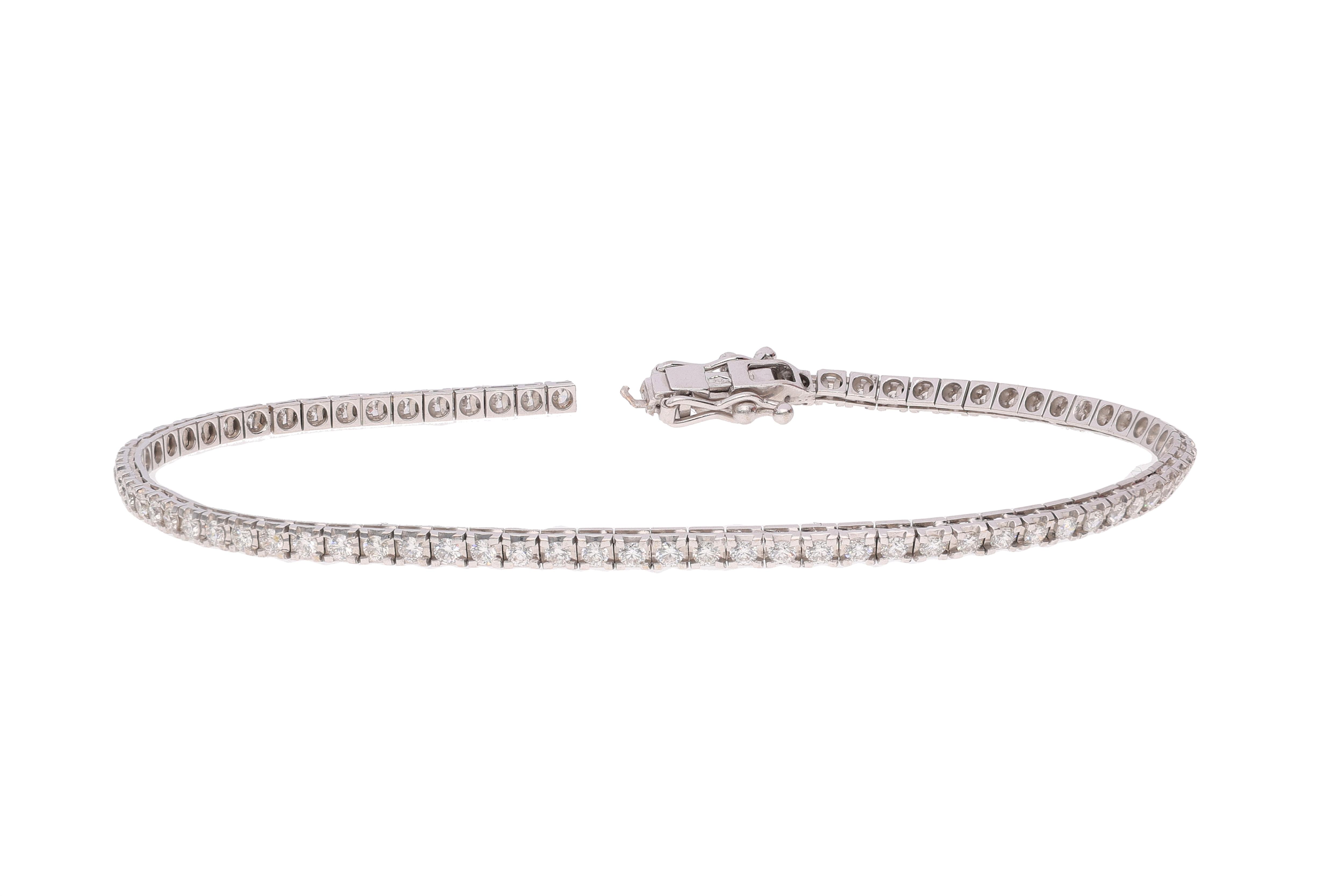 Bracciale con diamanti - Asta Preziosi