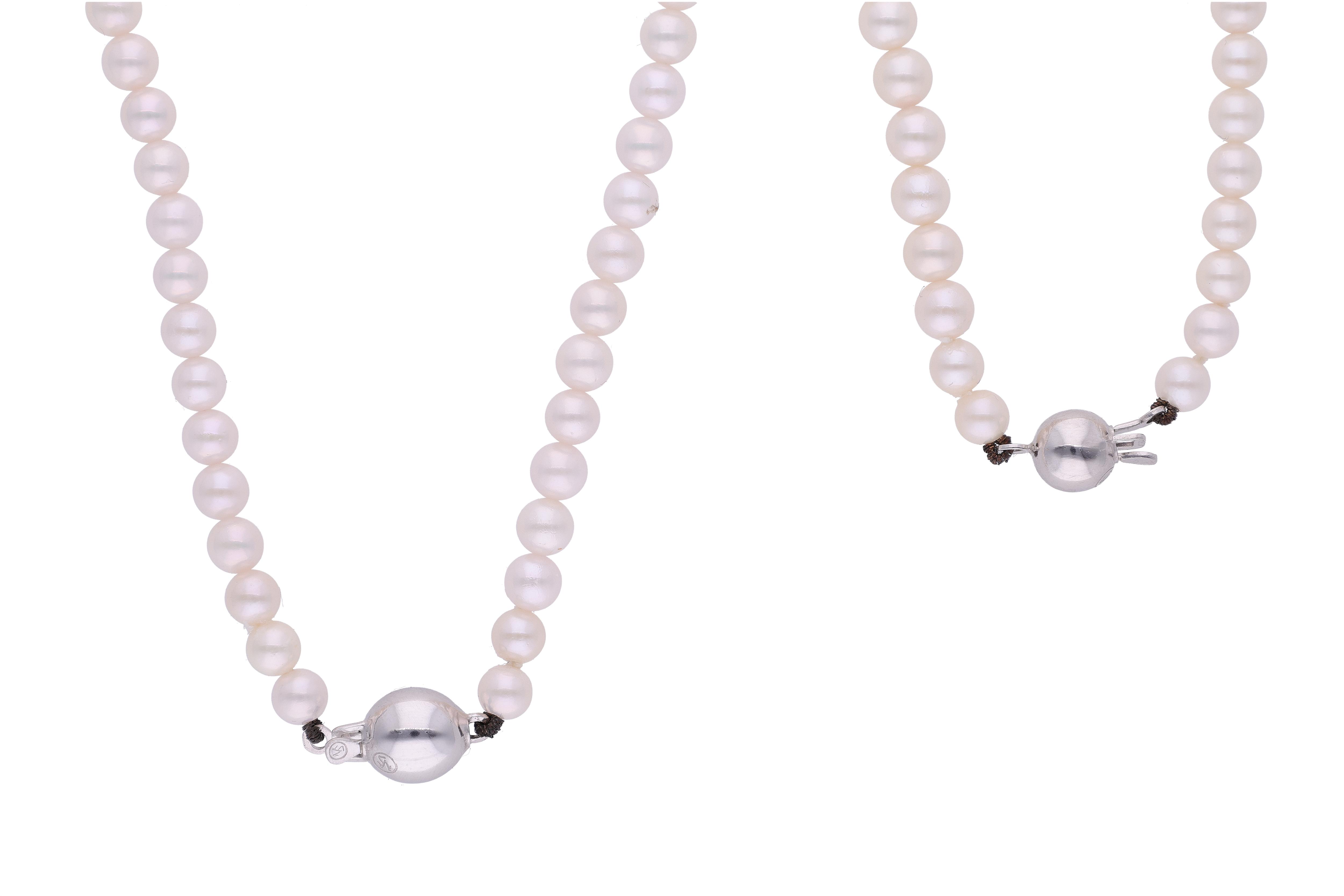 Parure composta da collana e bracciale di perle coltivate - Asta Preziosi