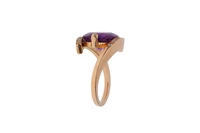 Anello con diamanti e pietra viola - Asta Preziosi Anello con diamanti e pietra viola - Asta Preziosi