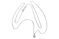 Collana con pendente con diamante - Asta Preziosi Collana con pendente con diamante - Asta Preziosi