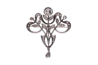 Spilla con diamanti - Asta Preziosi Spilla con diamanti - Asta Preziosi