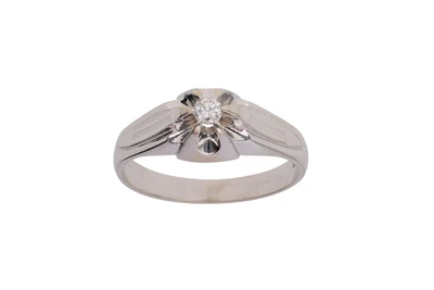 Anello con diamante - Asta Preziosi Anello con diamante - Asta Preziosi