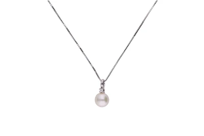 Collier con diamante e perla coltivata - Asta Preziosi Collier con diamante e perla coltivata - Asta Preziosi
