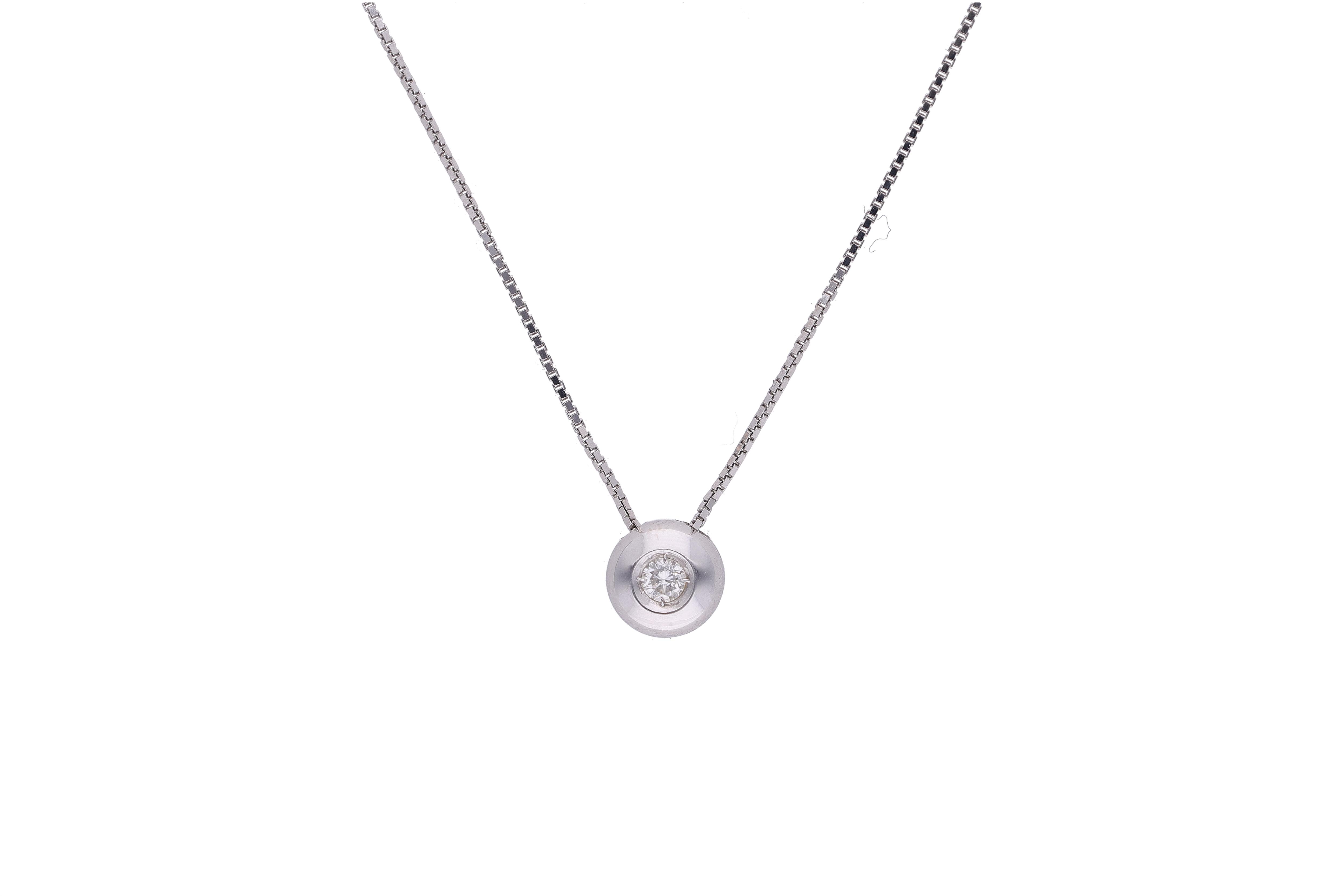 Collier con diamante - Asta Preziosi