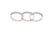 Anello composto da tre verette con diamanti - Asta Preziosi Anello composto da tre verette con diamanti - Asta Preziosi