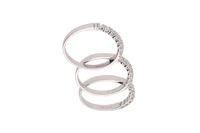 Anello composto da tre verette con diamanti - Asta Preziosi Anello composto da tre verette con diamanti - Asta Preziosi