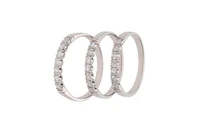 Anello composto da tre verette con diamanti - Asta Preziosi Anello composto da tre verette con diamanti - Asta Preziosi