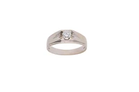 Anello con diamante - Asta Preziosi