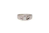 Anello con diamante - Asta Preziosi