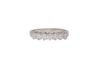 Anello con sette diamanti - Asta Preziosi