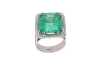 Anello con smeraldo - Asta Preziosi Anello con smeraldo - Asta Preziosi