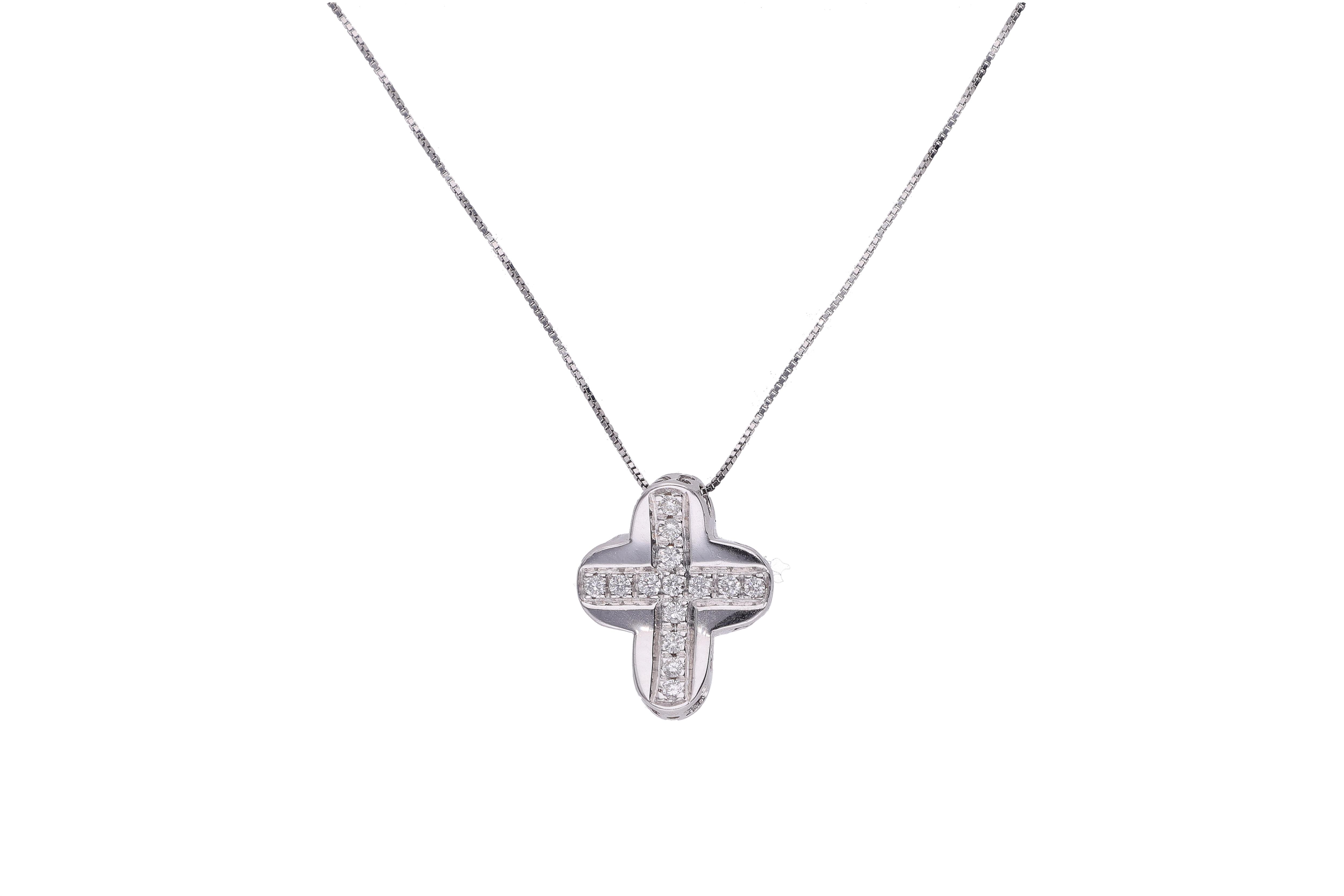 Collana con pendente impreziosito da diamanti - Asta Preziosi