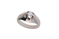 Anello con diamante - Asta Preziosi Anello con diamante - Asta Preziosi