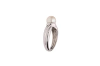 Anello con diamanti e perla coltivata - Asta Preziosi