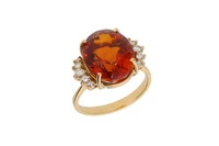 Anello con diamanti e pietra - Asta Preziosi Anello con diamanti e pietra - Asta Preziosi
