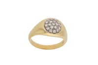 Anello con pave' di diamanti - Asta Preziosi