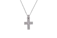 Collana e crocetta con diamanti - Asta Preziosi Collana e crocetta con diamanti - Asta Preziosi