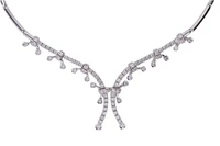 Collier semirigido con pietre incolori - Asta Preziosi Collier semirigido con pietre incolori - Asta Preziosi