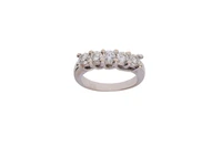 Veretta con cinque diamanti - Asta Preziosi Veretta con cinque diamanti - Asta Preziosi