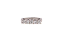 Veretta con cinque diamanti - Asta Preziosi Veretta con cinque diamanti - Asta Preziosi