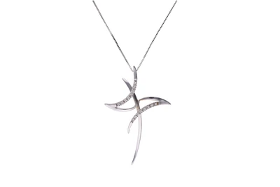 Collana con pendente con diamanti - Asta Preziosi Collana con pendente con diamanti - Asta Preziosi