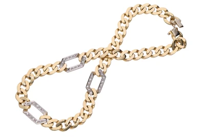 Collier a maglie con diamanti - Asta Preziosi Collier a maglie con diamanti - Asta Preziosi