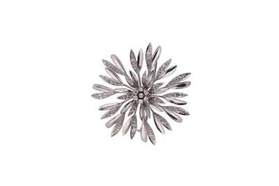 Spilla con diamanti - Asta Preziosi