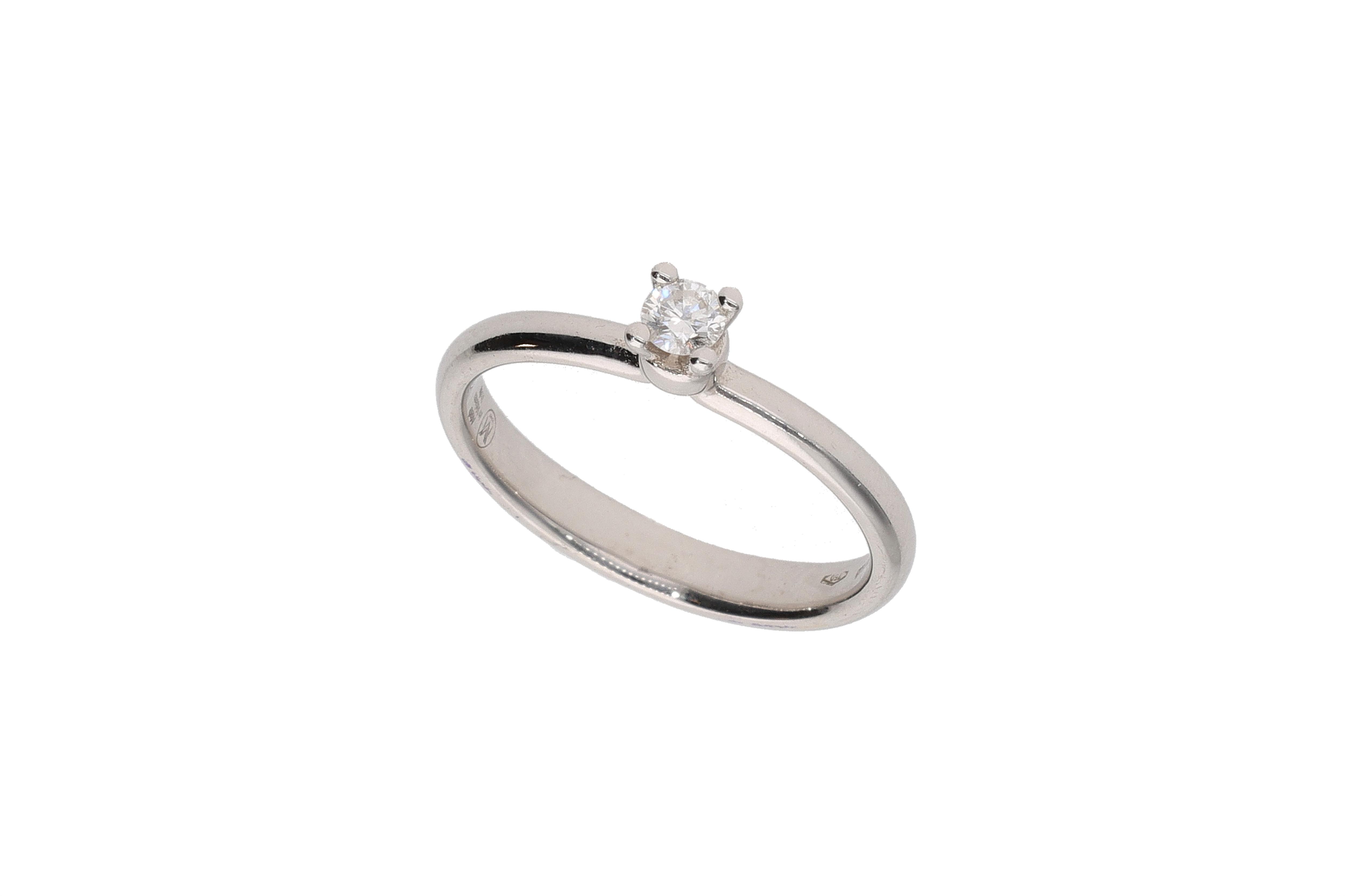 Anello con diamante - Asta Preziosi