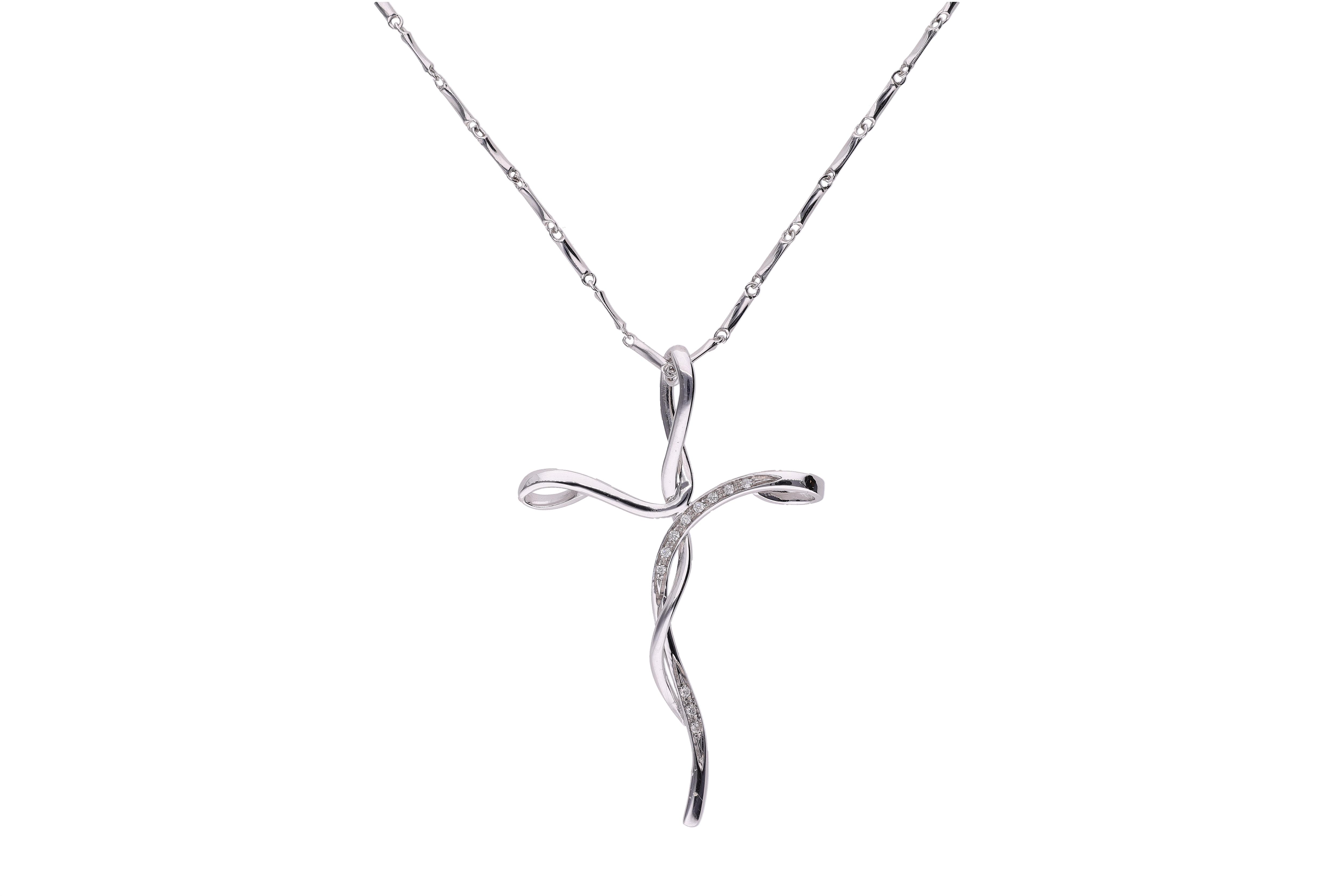 Collana e pendente con diamanti - Asta Preziosi