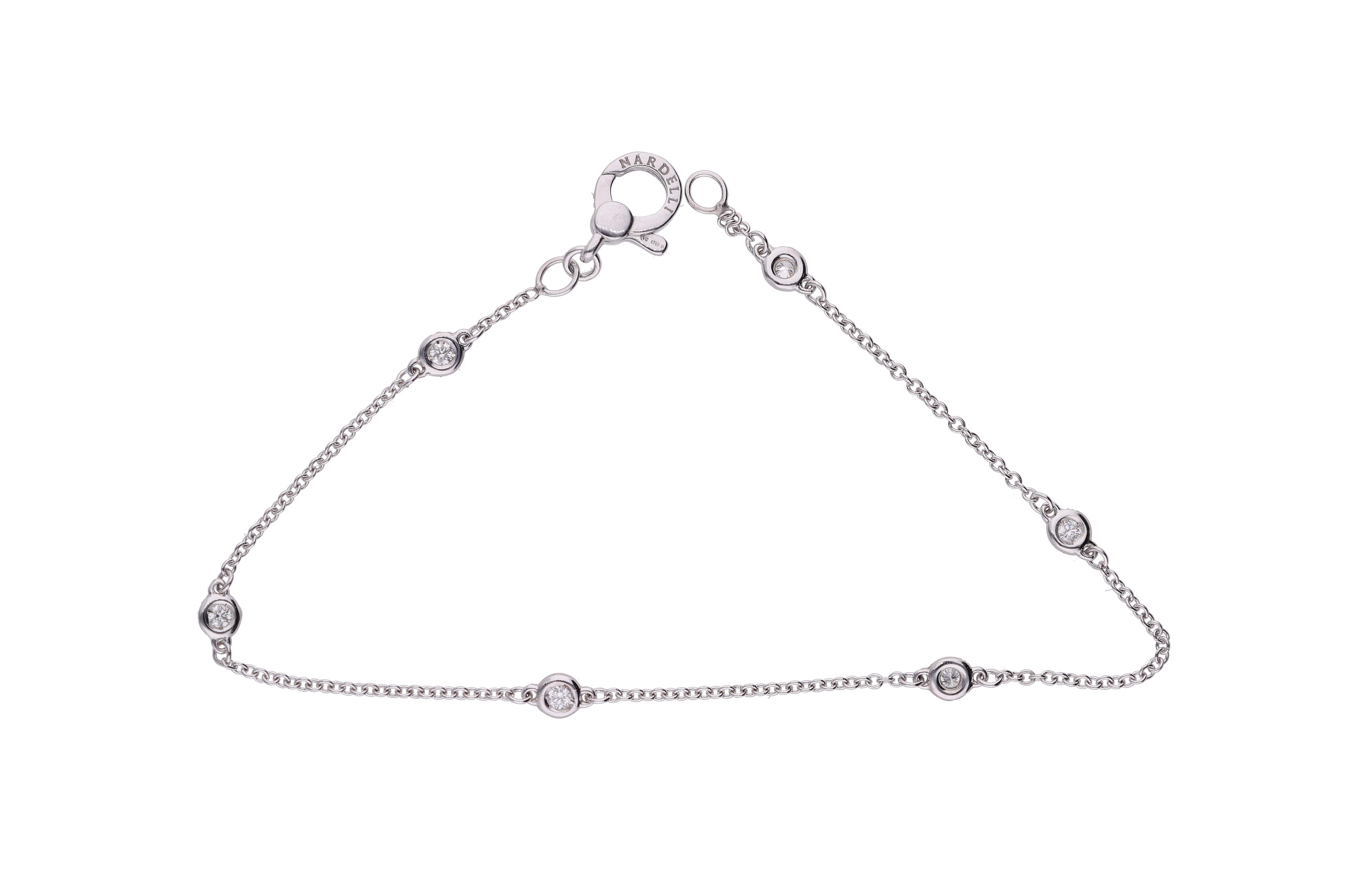 Nardelli, bracciale con diamanti - Asta Preziosi