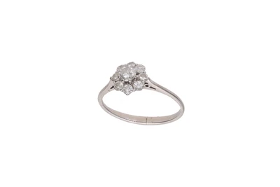 Anello con diamanti - Asta preziosi