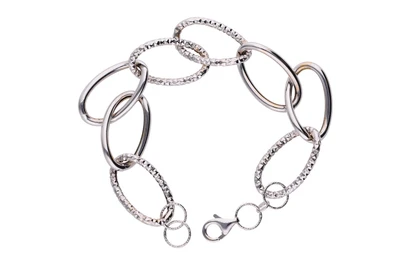 Bracciale a maglie ovali - Asta preziosi