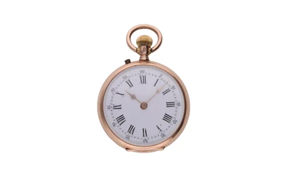 Orologino con miniatura con smalti - Asta preziosi