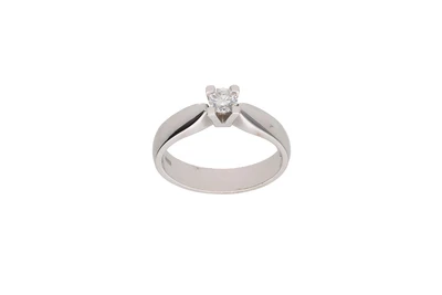 Recarlo, anello con diamante - Asta preziosi