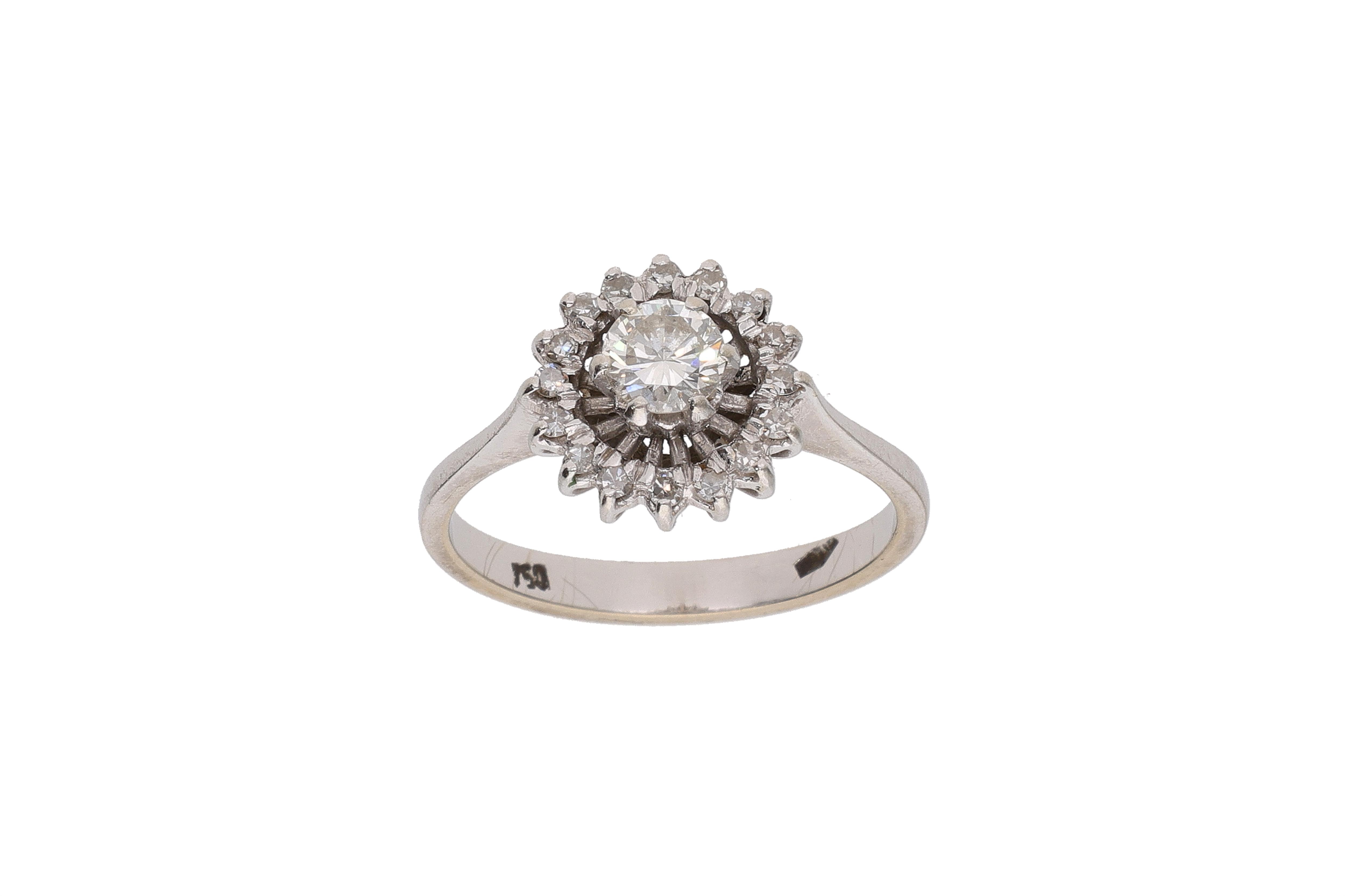 Anello con diamanti - Asta preziosi