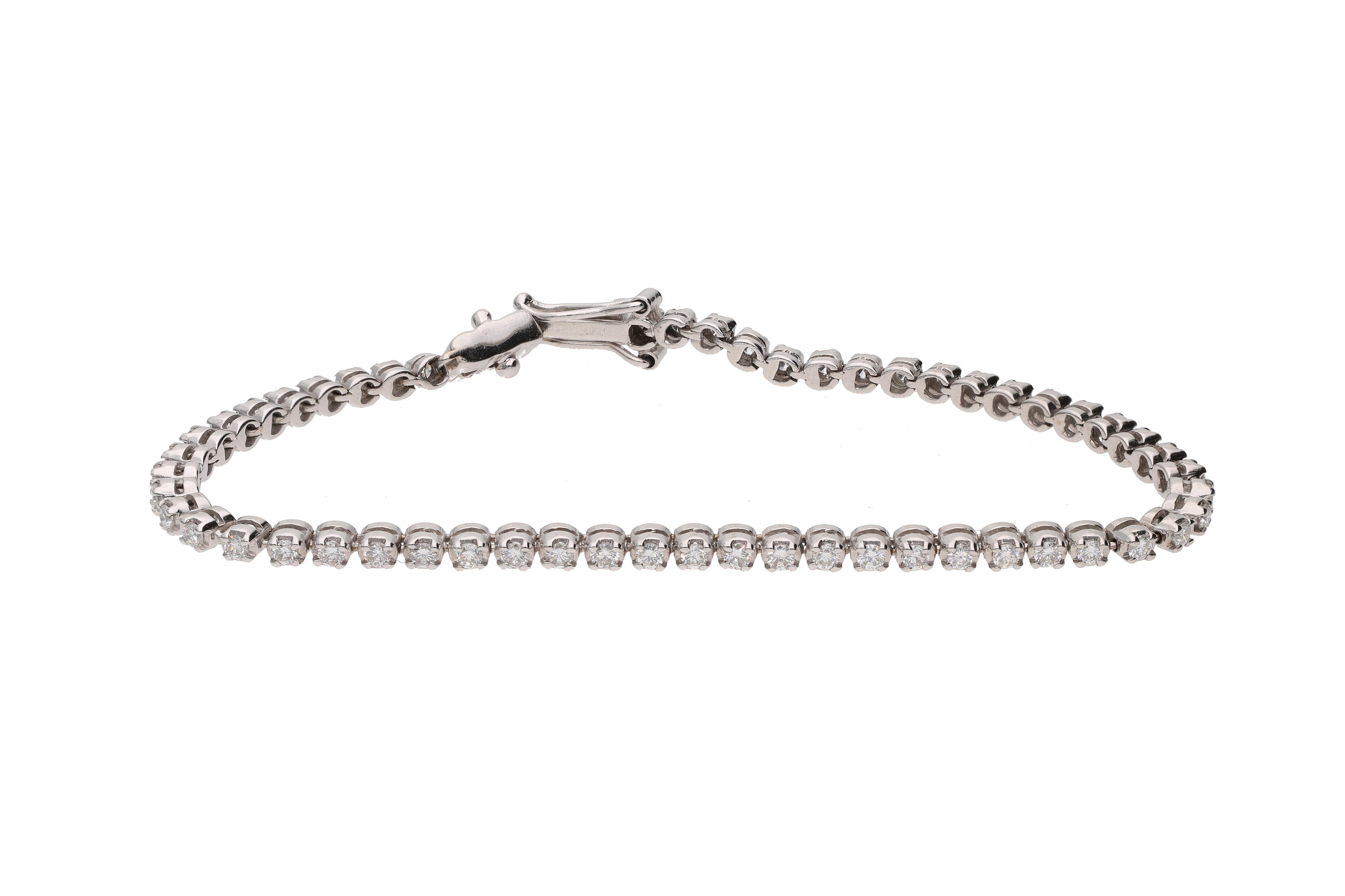 Bracciale con diamanti - Asta preziosi