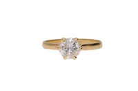 Anello con diamante - Asta Preziosi