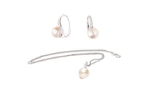 Demi parure con perle coltivate e diamanti - Asta Preziosi Demi parure con perle coltivate e diamanti - Asta Preziosi