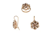 Parure, anello e paio di orecchini con zaffiri e microperle - Asta Preziosi Parure, anello e paio di orecchini con zaffiri e microperle - Asta Preziosi