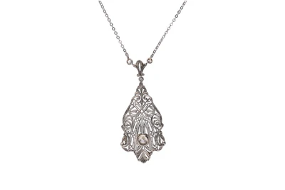 Collana con diamante - Asta Preziosi Collana con diamante - Asta Preziosi