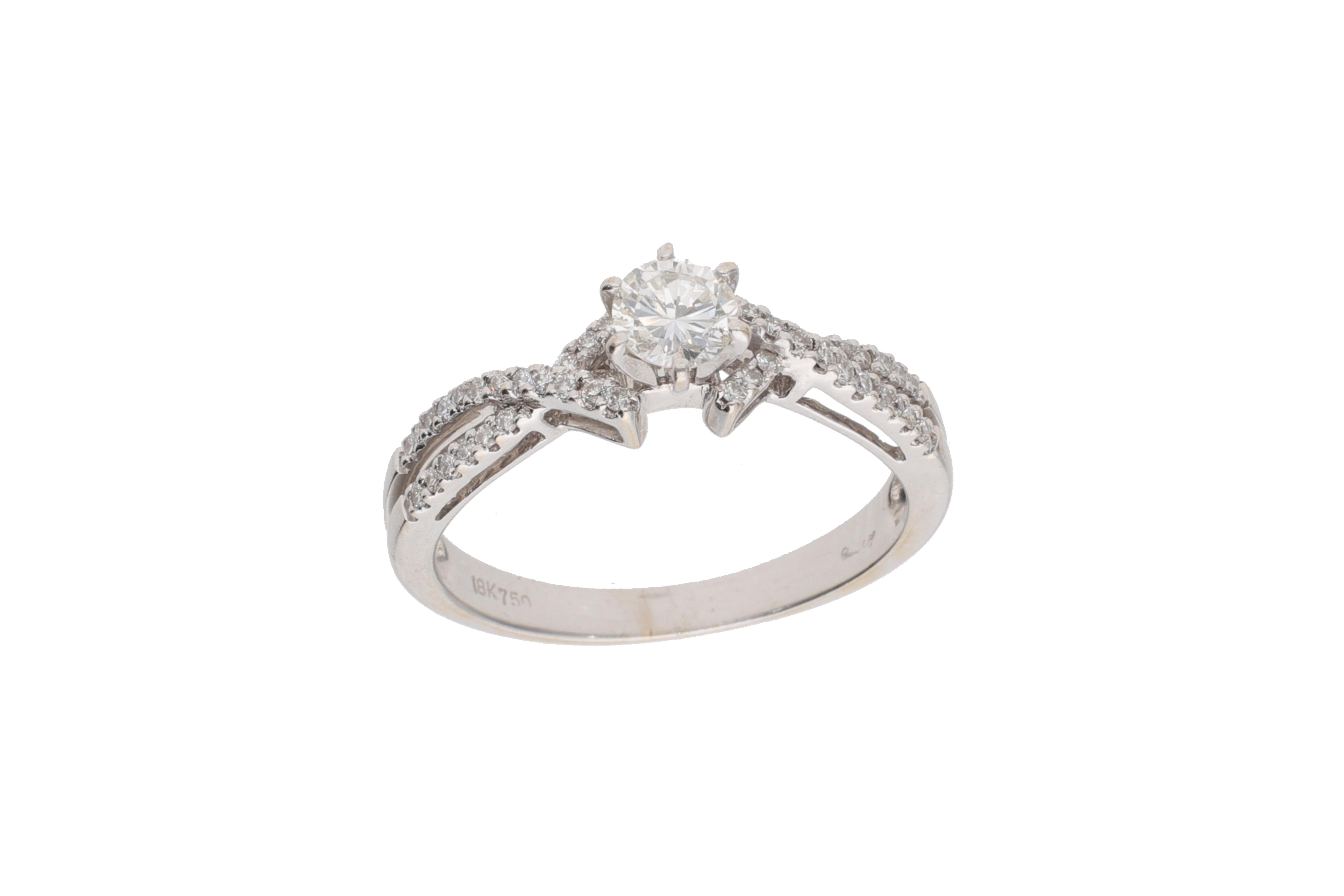 Anello con diamanti - Asta Preziosi