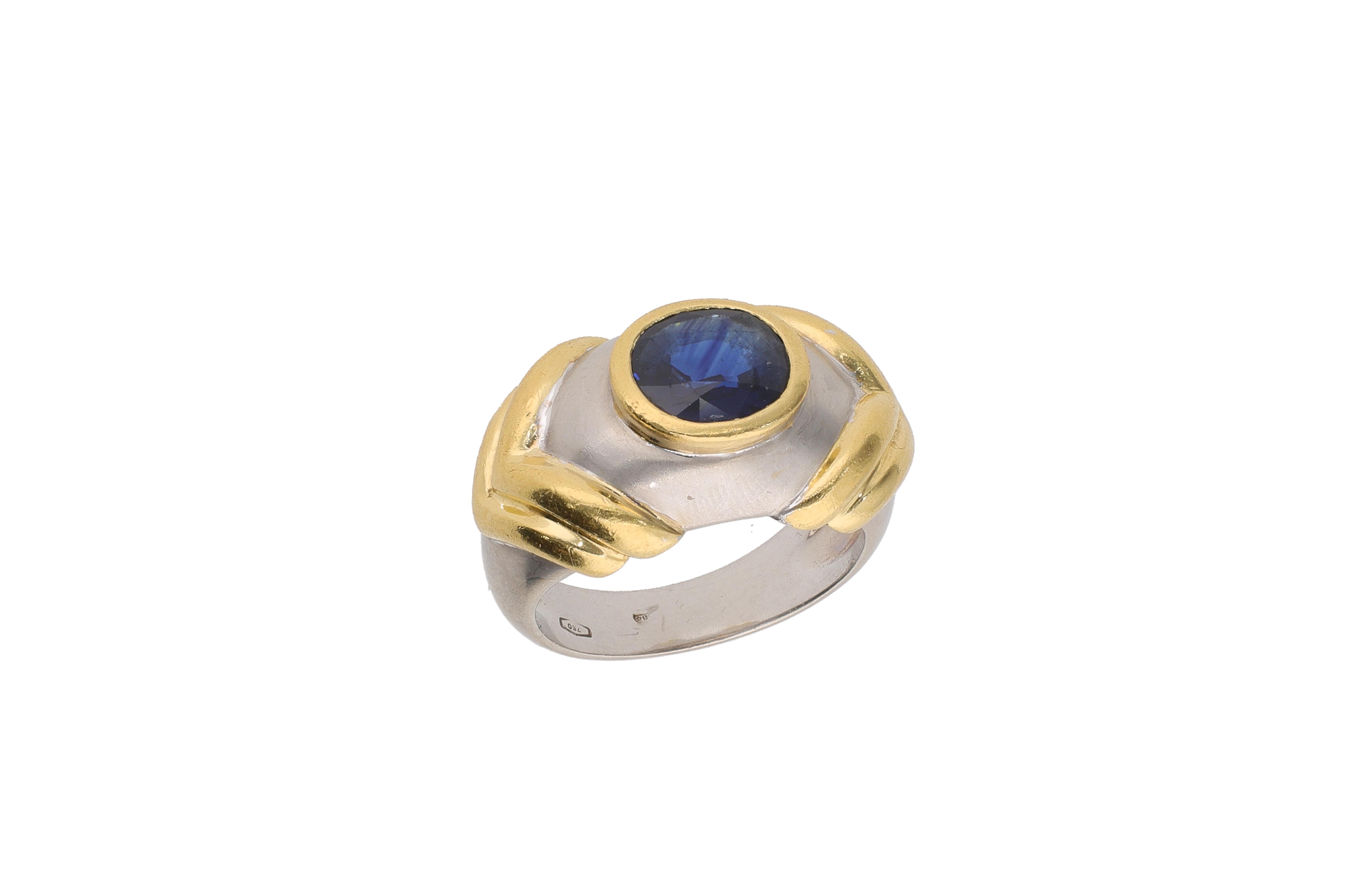 Anello con zaffiro - Asta Preziosi